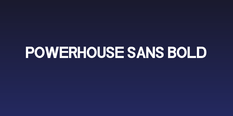 Powerhouse Sans Bold Social Header