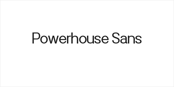Powerhouse Sans Logo