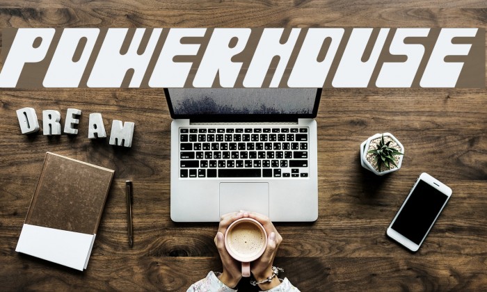 Powerhouse Font examples