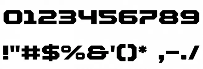 Powermax Bold Font OTHER CHARS