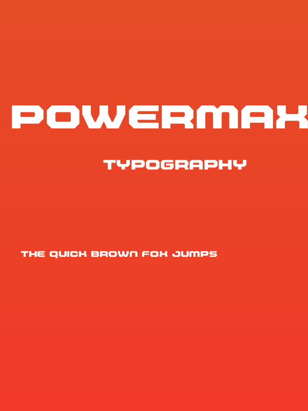 Powermax Bold Poster