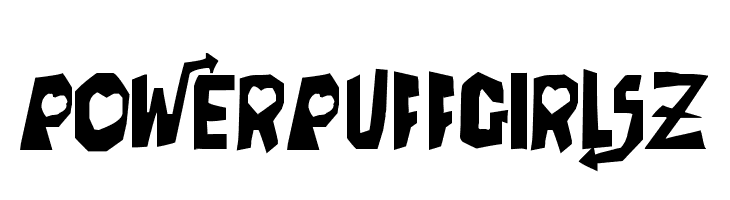 Powerpuff Girls Z  Frei Schriftart Herunterladen