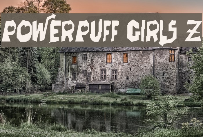 Powerpuff Girls Z Font examples