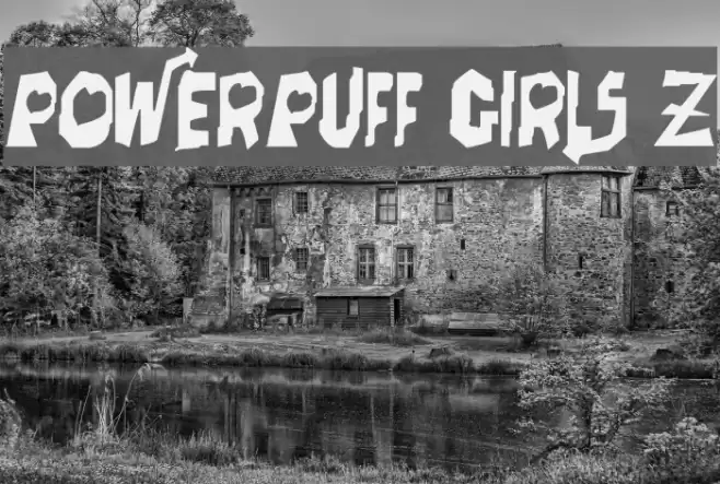 Powerpuff Girls Z Font examples