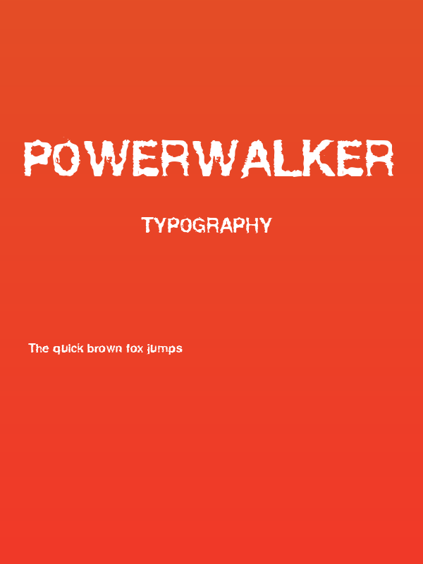 Powerwalker Poster