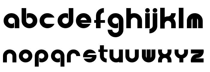 Powerweld Font LOWERCASE