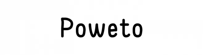 Poweto  Fuentes Gratis Descargar
