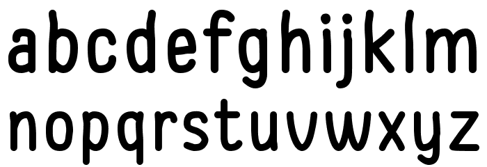 Poweto Font LOWERCASE