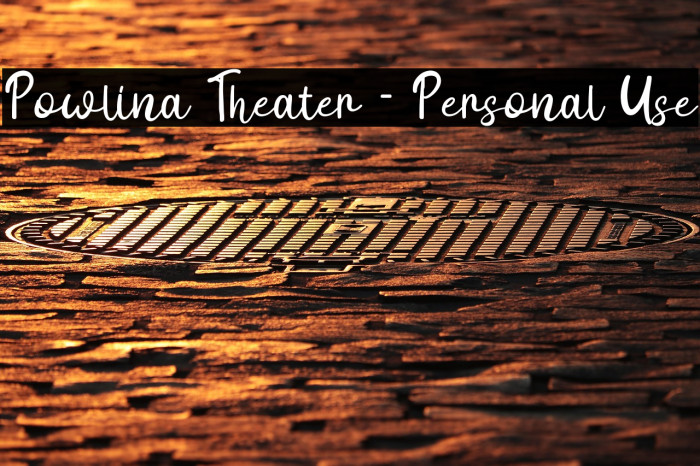 Powlina Theater - Personal Use Example 2