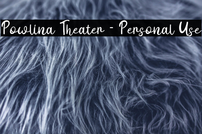 Powlina Theater - Personal Use Example 3