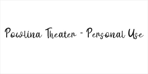 Powlina Theater - Personal Use Logo
