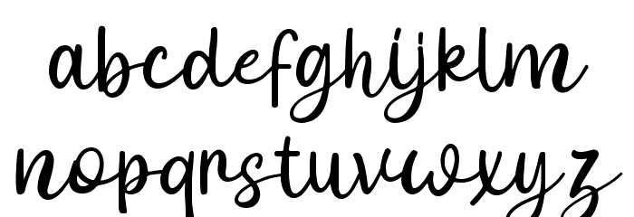 Powlina Theater - Personal Use Font LOWERCASE