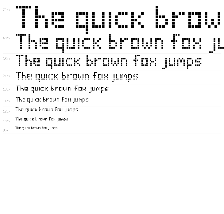 Poxel Font Regular Waterfall