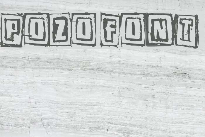 Pozo Font examples