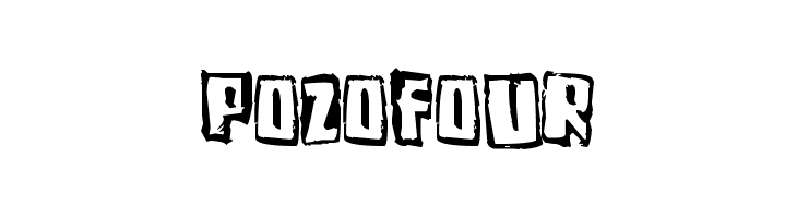 Pozofour  免费字体下载