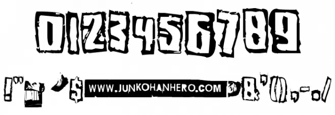 Pozofour Font OTHER CHARS