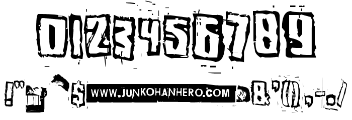 Pozothree Font OTHER CHARS