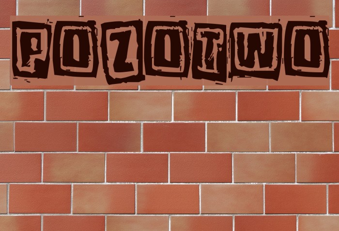 Pozotwo फ़ॉन्ट examples