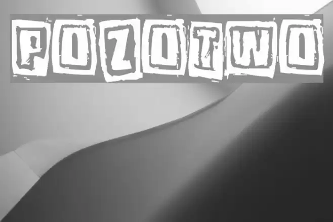 Pozotwo Font examples
