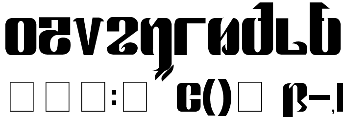 poebya Font OTHER CHARS
