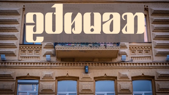poebya Font examples