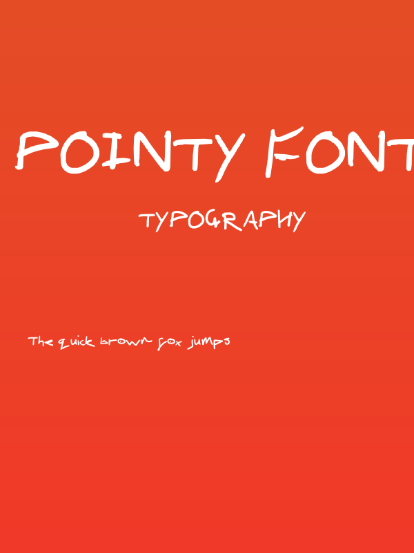 pointy fontawlious Poster