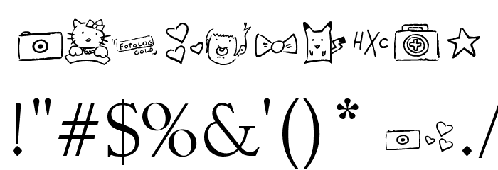 pokemona Font OTHER CHARS