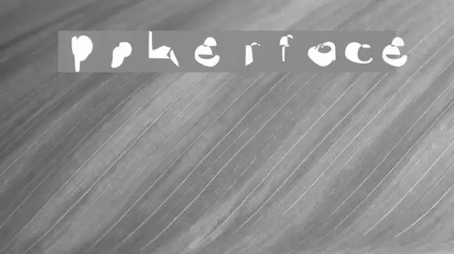 pokerface Font examples