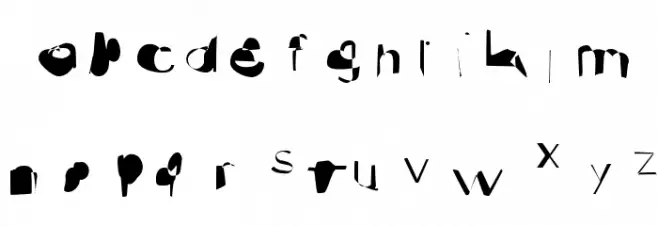 pokerface خط أحرف صغيرة