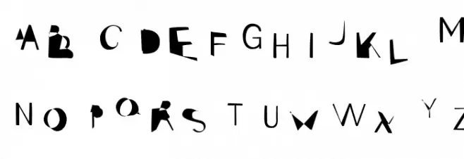 pokerface Font UPPERCASE