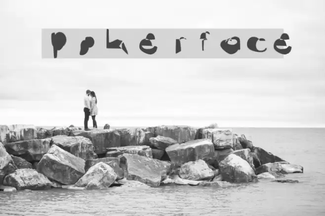 pokerface Font examples