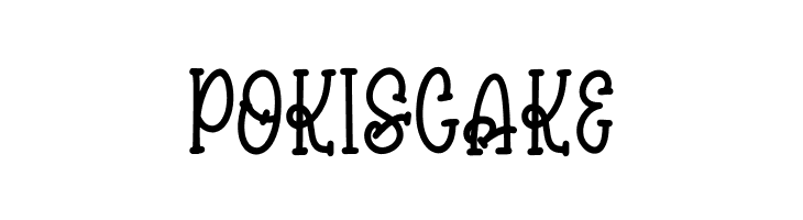pokiscake  免费字体下载