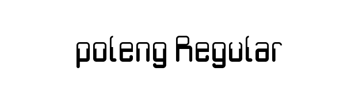 poleng Regular  Frei Schriftart Herunterladen
