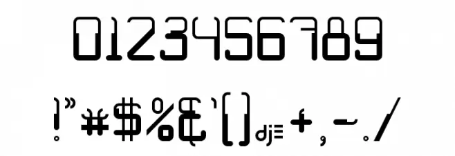 poleng Regular Font OTHER CHARS