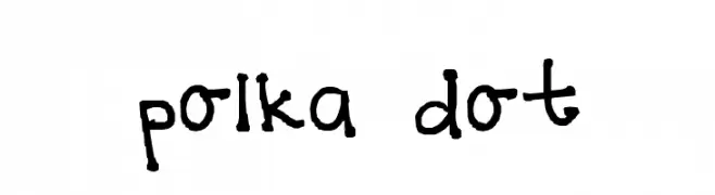 polka dot  Fuentes Gratis Descargar