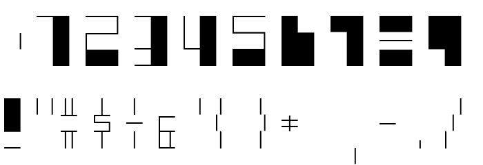 polyont medium Font OTHER CHARS
