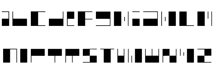 polyont medium Font LOWERCASE