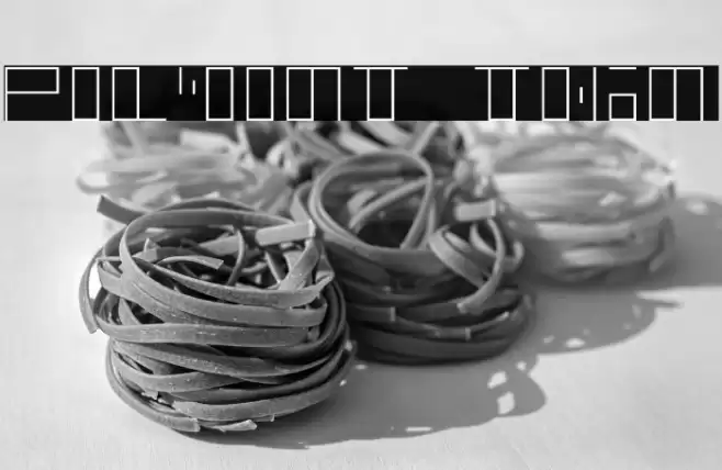 polyont thin Font examples