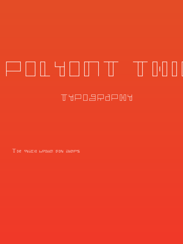 polyont thin Poster