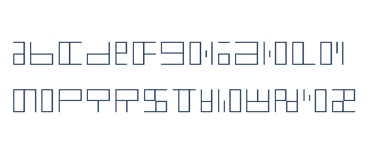 polyont thin Lowercase