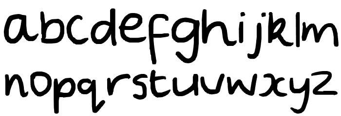 poo Font LOWERCASE