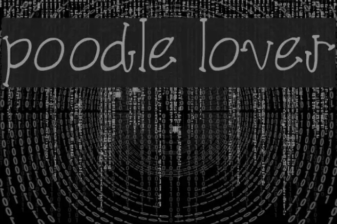 poodle lover Font examples