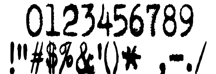 pookie stretch Font OTHER CHARS