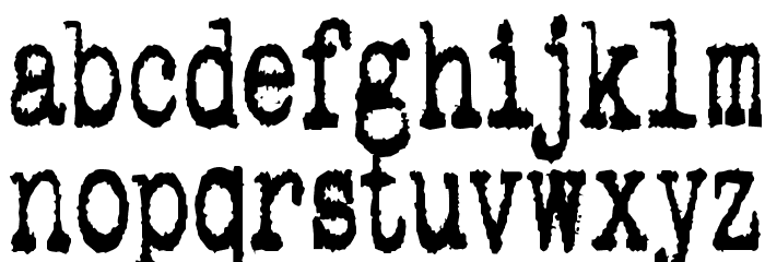 pookie stretch Font LOWERCASE