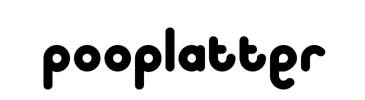 pooplatter  免费字体下载