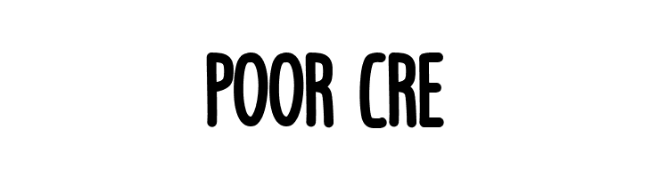 poor cre  baixar fontes gratis