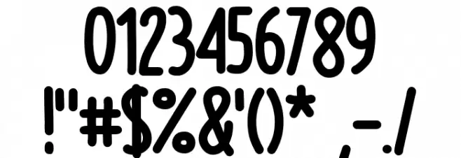 poor cre Font OTHER CHARS