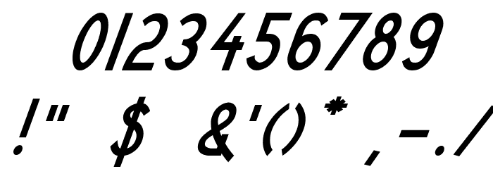 poor weekdays Bold Italic Font OTHER CHARS