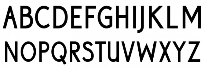 poor weekdays Bold Font Litere mari