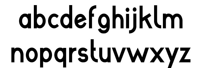 poor weekdays Bold Font LOWERCASE